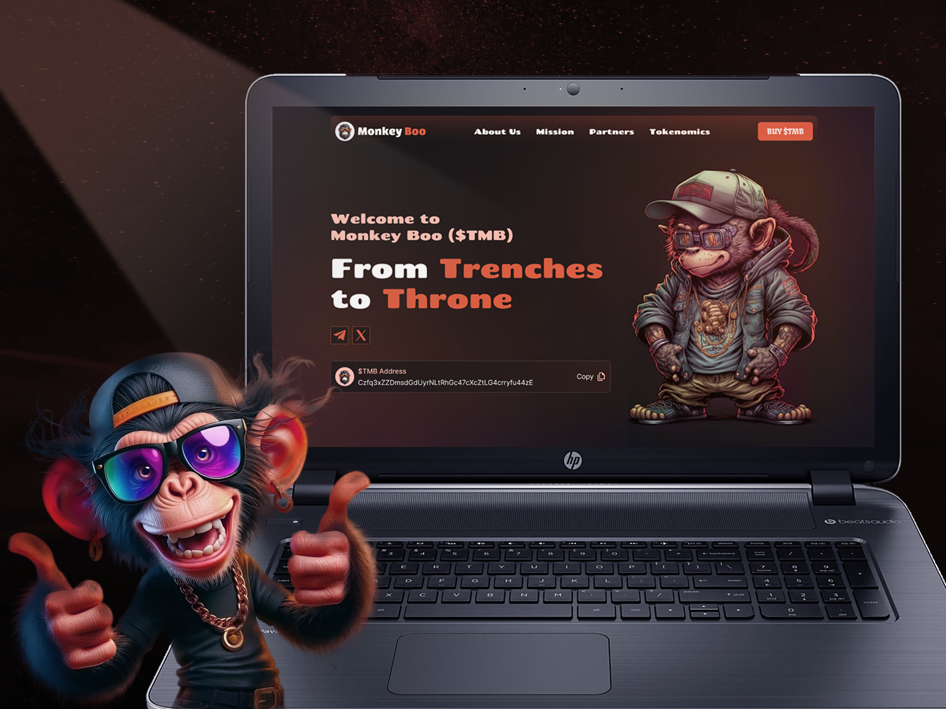 Meme Coins Landing Page Design
